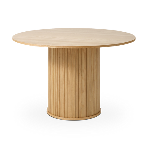 Olivine Lenn houten eettafel naturel - Ø 120 cm - vtwonen shop