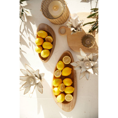 Light & Living schaal FAFE - 30x15x4cm - bruin