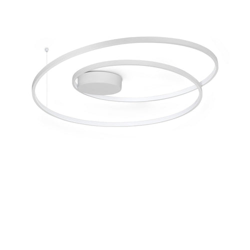 Ideal Lux OZ Geïntegreerde LED-plafondlamp, halfverzonken, wit, 6100lm, 3000K