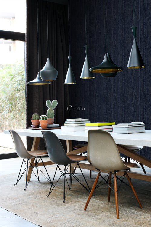 Origin Wallcoverings behang houtmotief donkerblauw - 53 cm x 10,05 m - 347532 - vtwonen shop