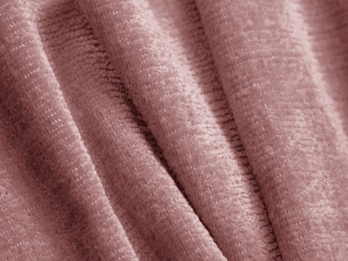 Micadoni Bank Jenny 3-zits, chenille, roze - 90x178x73cm