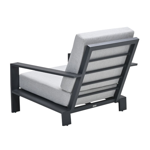 Garden Impressions loungestoel Coba donker grijs - valley sand
