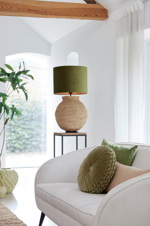 Light & Living textiel  - groen - 40x40x10 cm