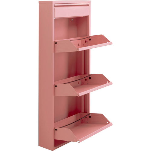 Kare Design Schoenenkast Caruso - roze - 3+1 laden