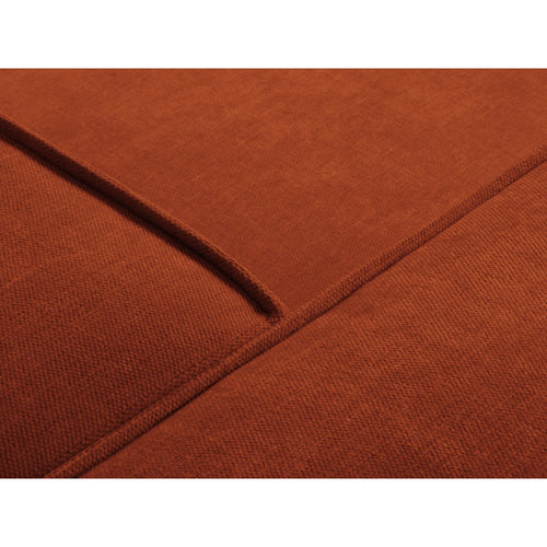 Cosmopolitan Design - Bank Turin 3-zits, structurele stof terracotta - 100x227x68cm