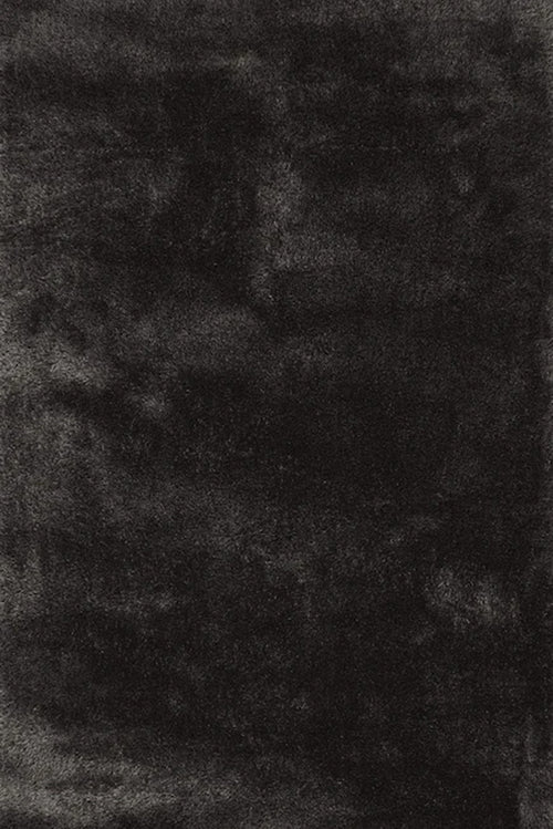 DÉJA Living Vloerkleed Lavar Mix - Donkergrijs Stof - 200x200cm