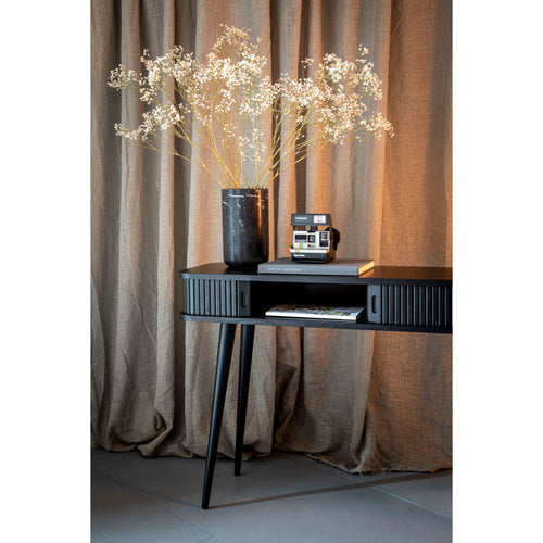 Zuiver Barbier Consoletafel/ Wandtafel Hout Zwart - vtwonen shop