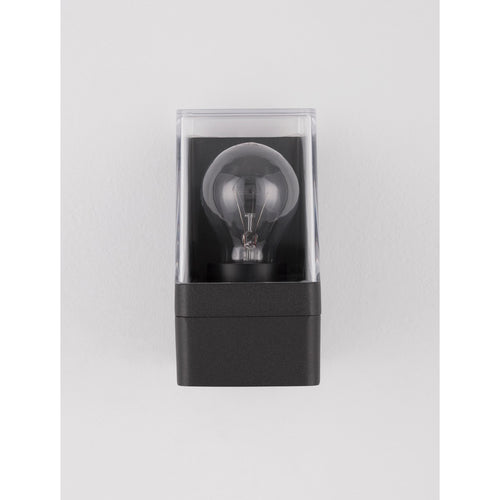 Merano Aurora 16cm Outdoor Moderne Wandlamp Antraciet Aluminium, LED E27 IP65