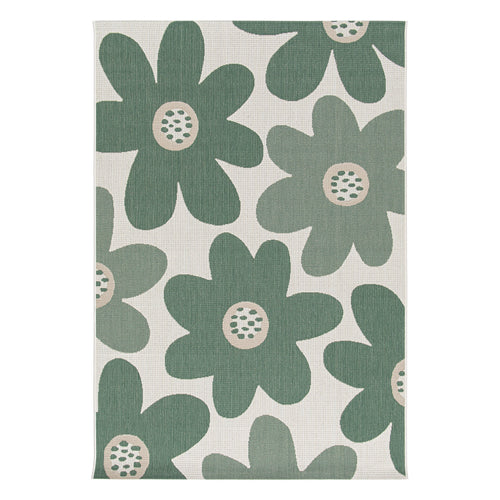 AFK Living vloerkleed Primavera - voor binnen en buiten - groen - 140 x 200 cm