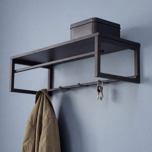Spinder Design Wandkapstok AXEL 4 - Zwart