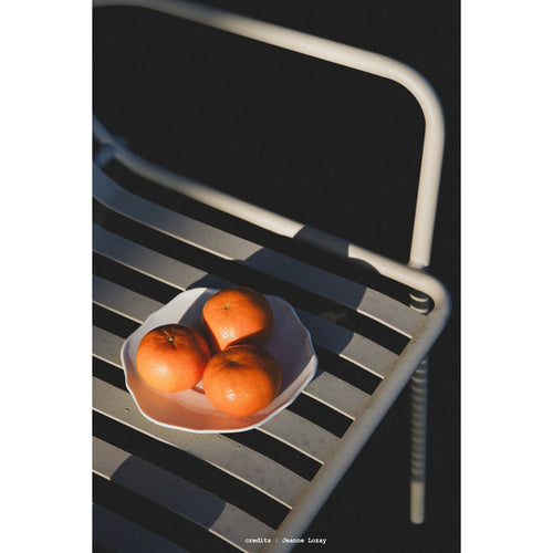 Tikamoon Metalen 2-zits tuinbank in crèmekleur - Beige