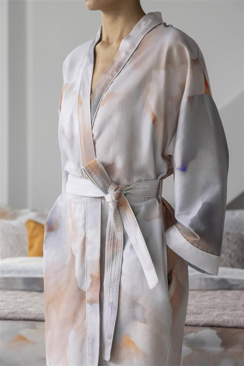 MOOOI kimono Silk Bombis Kimono - S/M cm - pearl
