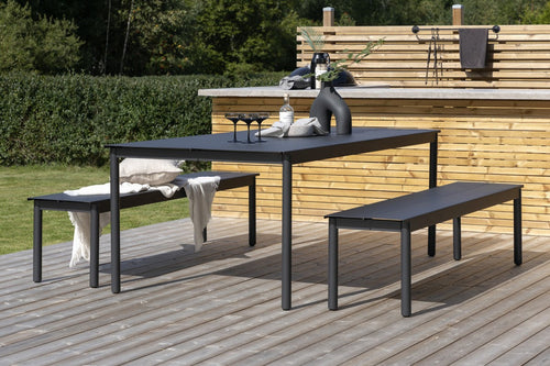 Rebellenclub Tuinbank Jules - 180 x 40 cm - ZwartÊ - vtwonen shop