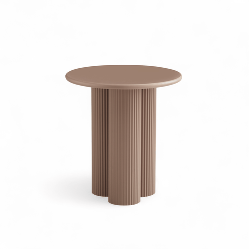Furnhouse salontafel set Flow - Mokkamousse - Ø 50/80 cm