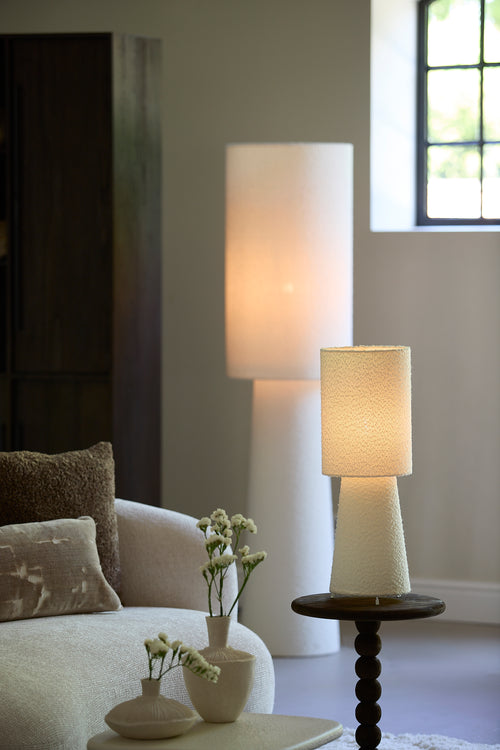 Light & Living tafellamp MICKY - Ø20x57.5cm - wit