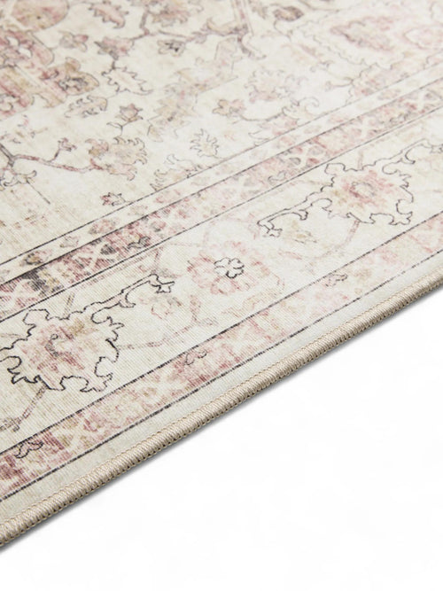 benuta wasbaar vloerkleed George - roze/beige - 120x170 cm