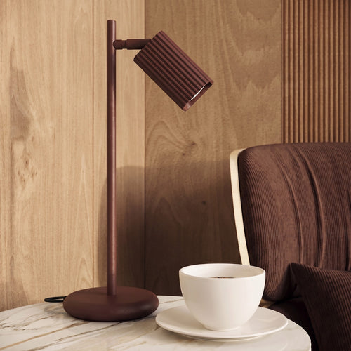 Sollux Lighting Wandlamp RAYO 20 bruin - 6x8x20cm