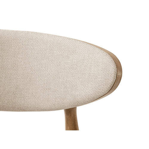 Set van 2 stoelen Rina chenille beige - 48x47.5x79cm
