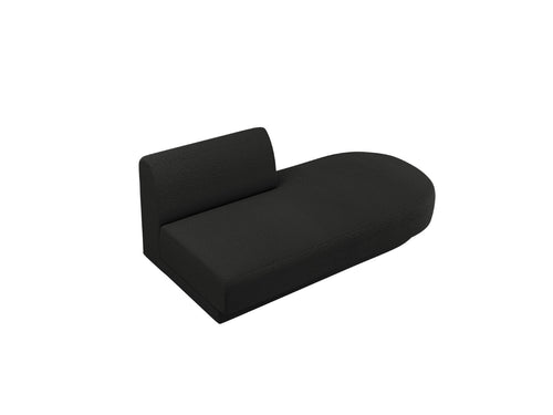 Micadoni - Module "Miley" 2 zitplaatsen, boucle zwart - 90x158x70cm