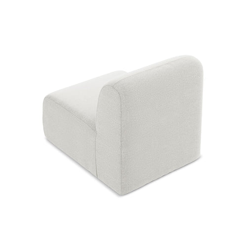 LaMiaSofa Bankmodule midden Cervo - bouclé - wit - 70x94x75