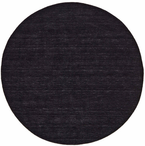 Vloerkleed MOMO Rugs Panorama Uni Rond Black 200 rond