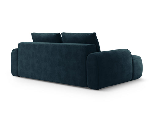 Cosmopolitan Design Slaapbank met opbergdoos Linz 4-zits, flueel diepe olie - 100x250x84cm