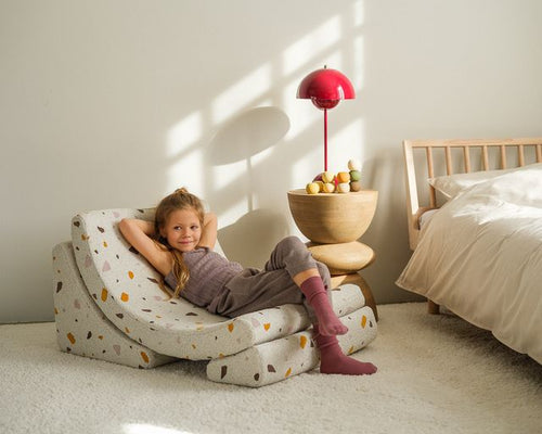 Wigiwama Terrazzo Moon Chair - Multi_Color - vtwonen shop