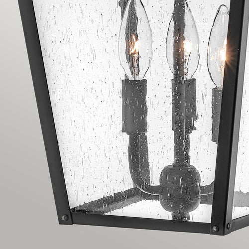 Elstead Hinkley Huntersfield Hanglamp voor buiten, zwart, IP44