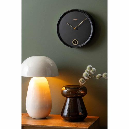 Karlsson wandklok Esencia Cuckoo - zwart - Ø30cm