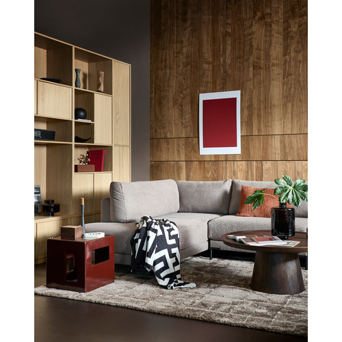 vtwonen lounge element links - Polyester - Lichtgrijs - 89x100x200 - vtwonen shop