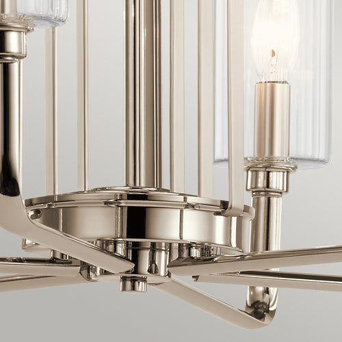 Elstead Kichler Kimrose Multi Arm Hanglamp Gepolijst Nikkel