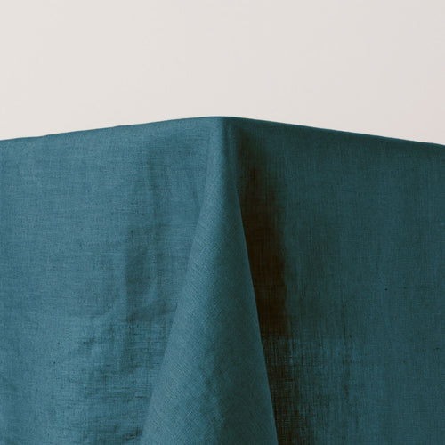 Madura tafelkleed Carlina - petrol/zwart - 170x170cm