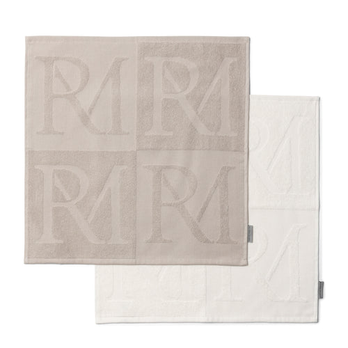 Rivièra Maison RM Checkered Kitchen Towel 2 pieces - Katoen - Flax - vtwonen shop