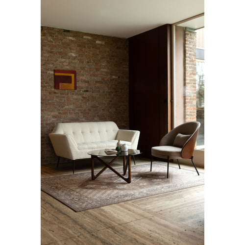 Dutchbone Kate 2 Zitsbank Bouclé Beige