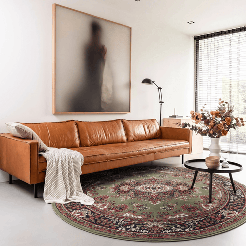 Interieur05 vloerkleed Nain - groen - Ø200cm