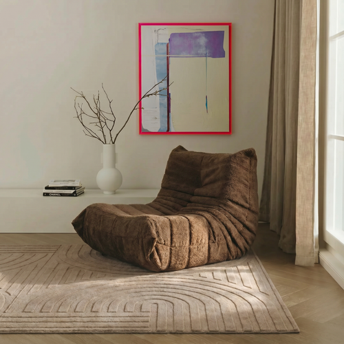 Mrcarpet Vloerkleed Scandinavisch taupe hoog/laag Ella 160 x 230cm