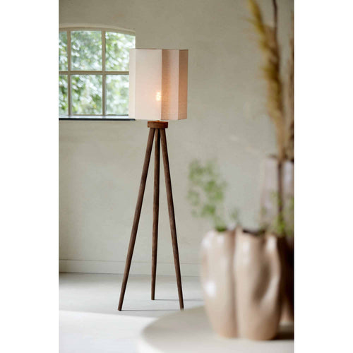Light & Living lampenkap Dasli - bruin - 35x35x45cm - vtwonen shop