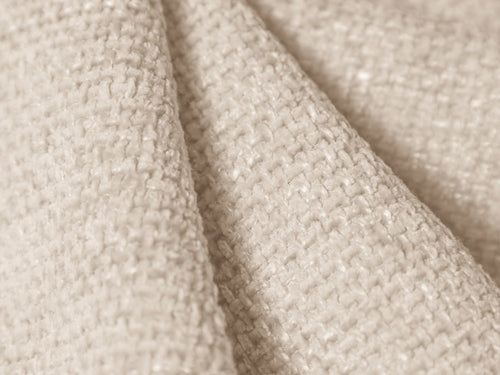 Micadoni Symmetrische hoekbank Miley 5-zits, chenille, lichtbeige - 255x255x70cm