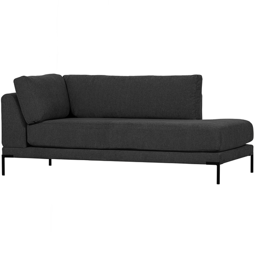 vtwonen lounge element rechts - Polyester - Donkergrijs - 89x100x200 - vtwonen shop