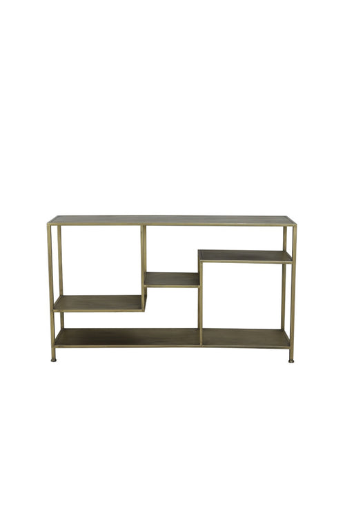 Light & Living tafel  - goud - 141x37x81 cm
