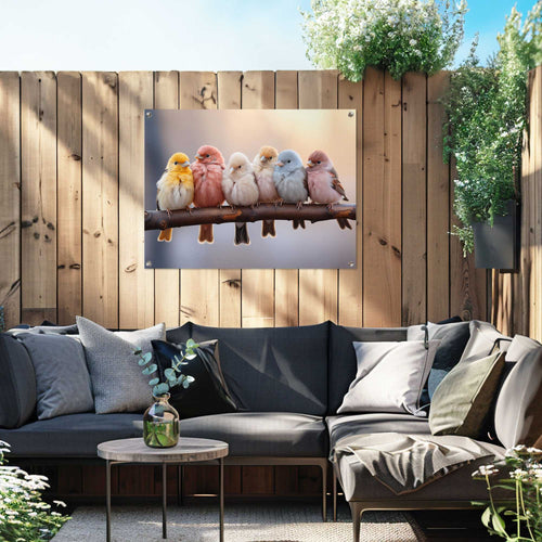 Reinders tuinposter Tuinvogels - 60x80cm