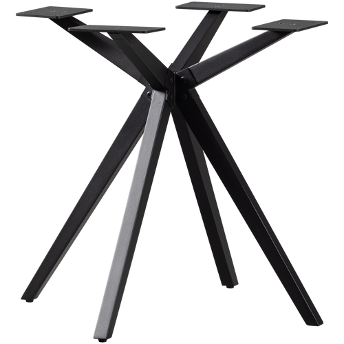 WOOOD kruispoot Holland - Metaal - Zwart - 72x80x80 - vtwonen shop