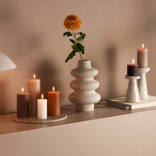 Bolsius rustieke kaarsen set - New Neutrals