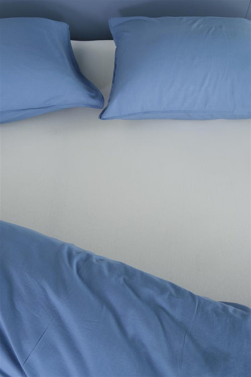Beddinghouse - Jersey - Split-topper - Hoeslaken - 180x220 cm - Gebroken wit