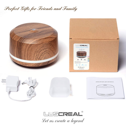 FurniLux Diffuser Lamp - Etherische olie  - Aromatherapie - diffuser en luchtbevochtigers - 6.6x6.6x4.5cm - vtwonen shop