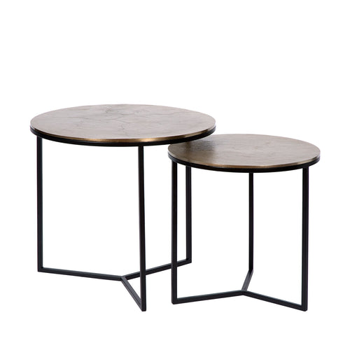 Atmooz bijzettafel Thor S/2 - zwart