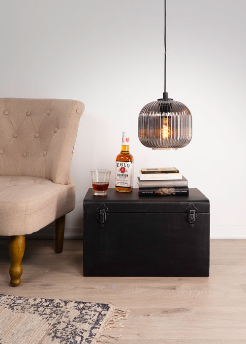 EGLO hanglamp Mantunalle 1 - e27 - ø 20 cm - zwart - vtwonen shop