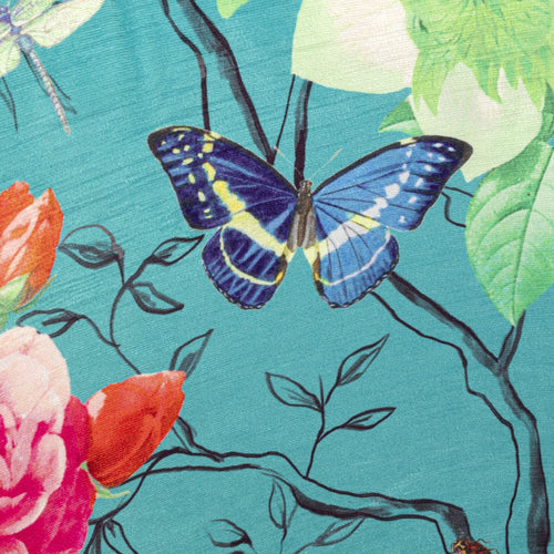 Kare Design Stoel East Side Flower Fever blauw