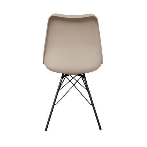 Kick kuipstoel Metal Luuk - Taupe