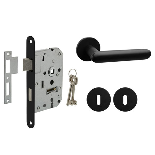 MooideurBeslag Rinnovo deurklink geveerd - sleutelopening - binnenwerk - vtwonen shop